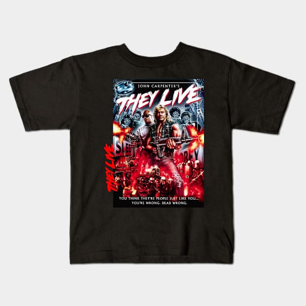 They Live Kids T-Shirt by gulymaiden